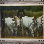Carro de Boi, Cristiane Carbone, Óleo s/ Tela, 50x70cm, 2007