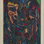 Cavalo e Mulher I, Aluísio dos Santos, Mista s/ Madeira, 84x64cm, 1984