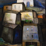 Cidade Colonial, G. Carnelosso, Óleo s/ Tela, 60x80cm, 1997