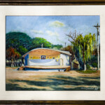 Concha Acústica, Mitsunaga, Óleo s/ Tela, 40x50cm, 1985