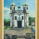 Ouro Preto, Cristiane Carbone, Óleo s/ Tela, 100x70cm, 1995