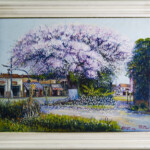 Paineira I, Mitsunaga, Óleo s Tela, 80x60cm, 2002