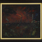 Petroquímica, Mitsunaga, Óleo s/ Tela, 80x70cm, 1999