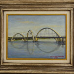 Ponte JK (Brasília - DF), Cristiane Carbone, Óleo s/ Tela, 30x40cm, 2007