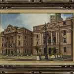 Secretaria da Justiça I (Praça - Pateo do Colegio), Cristiane Carbone, Óleo s/ Tela, 60x40cm, 2006