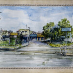 Sem Título, Mitsunaga, Aquarela, 32x41cm, S/ Data