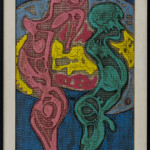 Seres Humanos, Aluisio dos Santis, Mista s/ Tela, 127x64cm, 1984