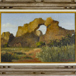 Sítio Nacional da Pedra Furada (Serra do Capivari - Piauí), Cristiane Carbone, Óleo s/ Tela, 40x60cm, 2007