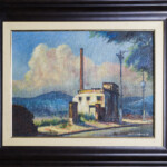 Tanque da Paulista, Mitsunaga, Óleo s/ Tela, 30x40cm, 1987