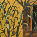 Bambu, Naomi, Óleo s Tela, 40x60cm, S Data. Fotografia Karla Santos. Acervo Pinacoteca Mauá.